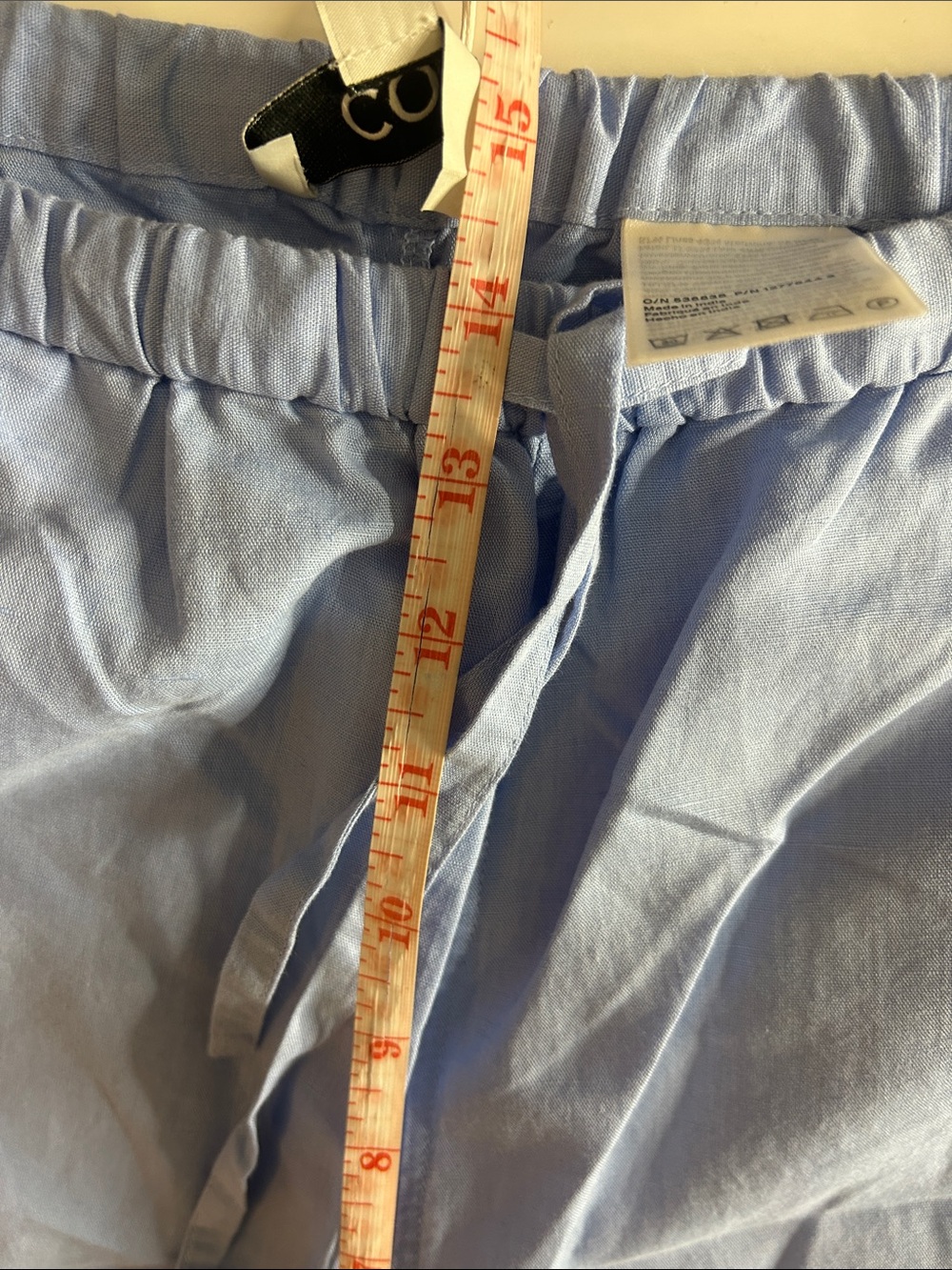 NWT (size 6) COS WIDE-LEG LINEN DRAWSTRING PANTS - Picture 8 of 10
